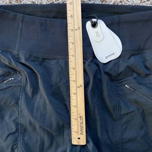 Prana Koen Pant Women's M Reg Inseam Black Standard Fit Mid Rise Soft Waistband - Picture 10 of 13